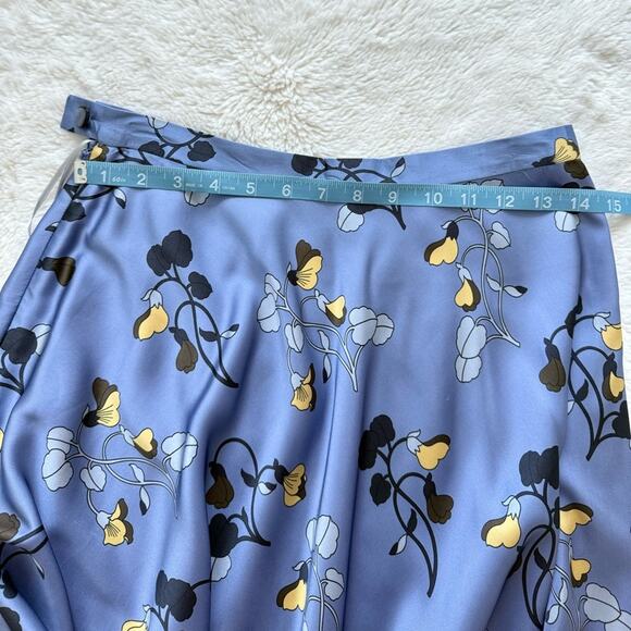 Unbranded custom made women silk  skirt/top set size 6 US - Picture 7 of 9